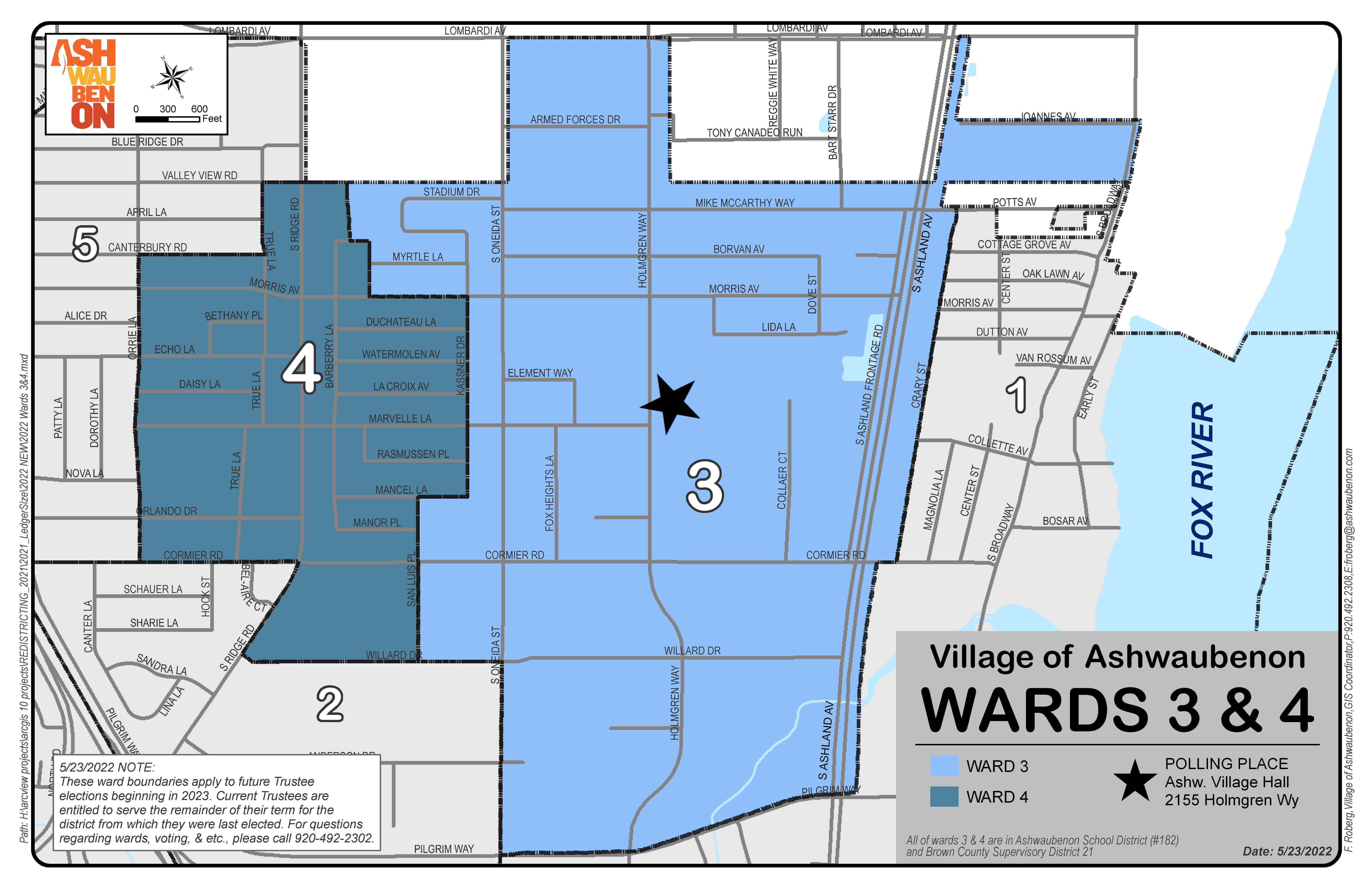 Wards 3 & 4
